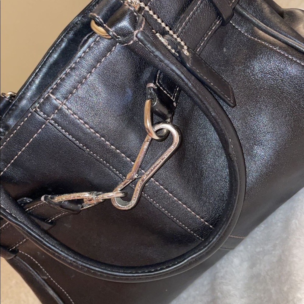 Black coach purse
